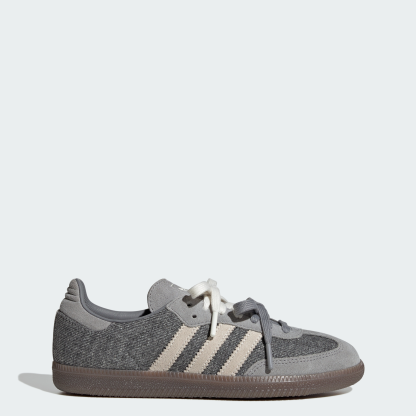 adidas SAMBA OG SHOES - Grey Three / Off White / Gum - View 1