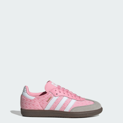 adidas SAMBA OG SHOES - Light Pink / Cloud White / Gum - View 1