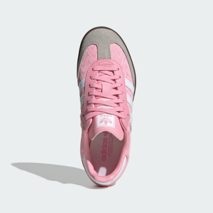 adidas SAMBA OG SHOES - Light Pink / Cloud White / Gum - View 2