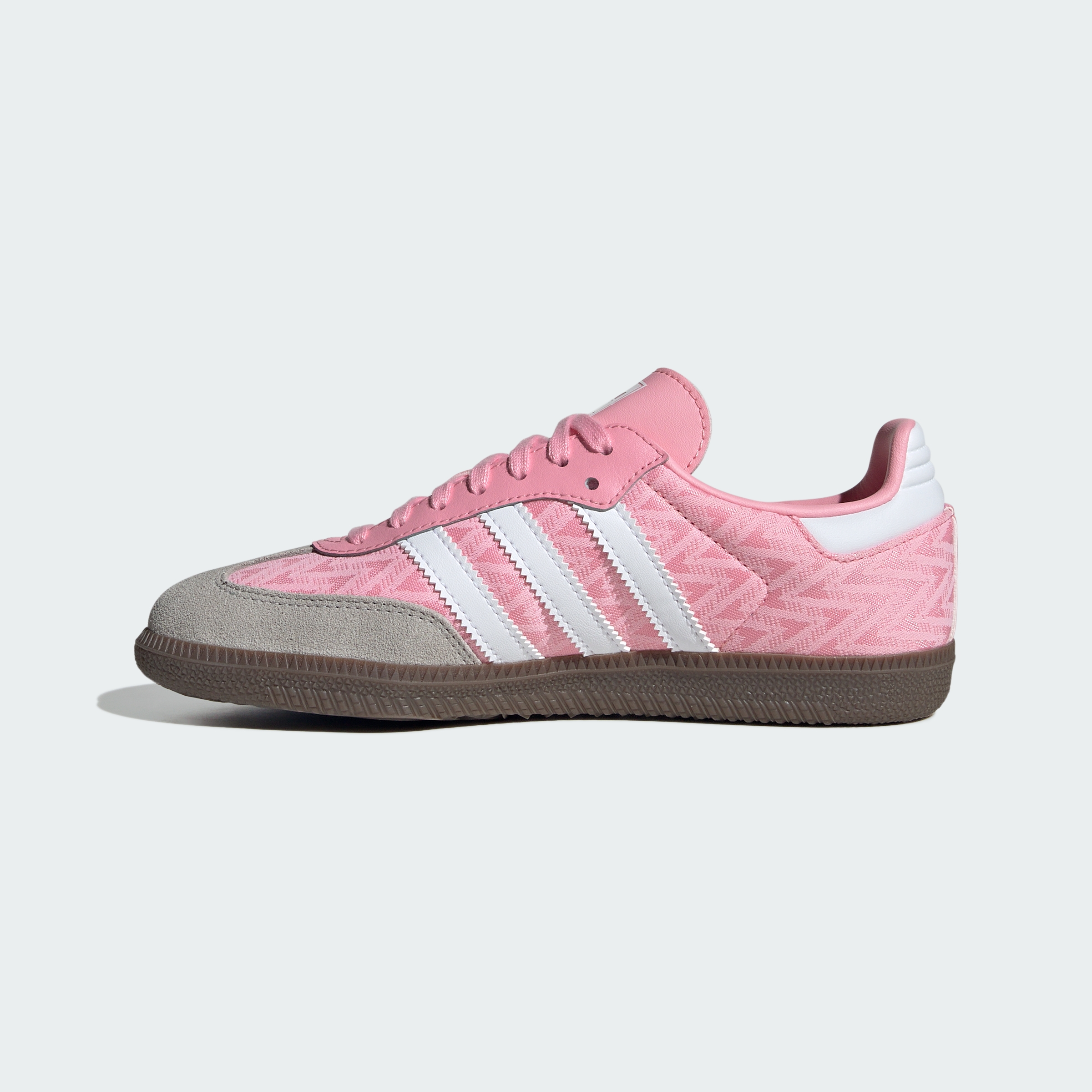 adidas SAMBA OG SHOES - Light Pink / Cloud White / Gum - View 7