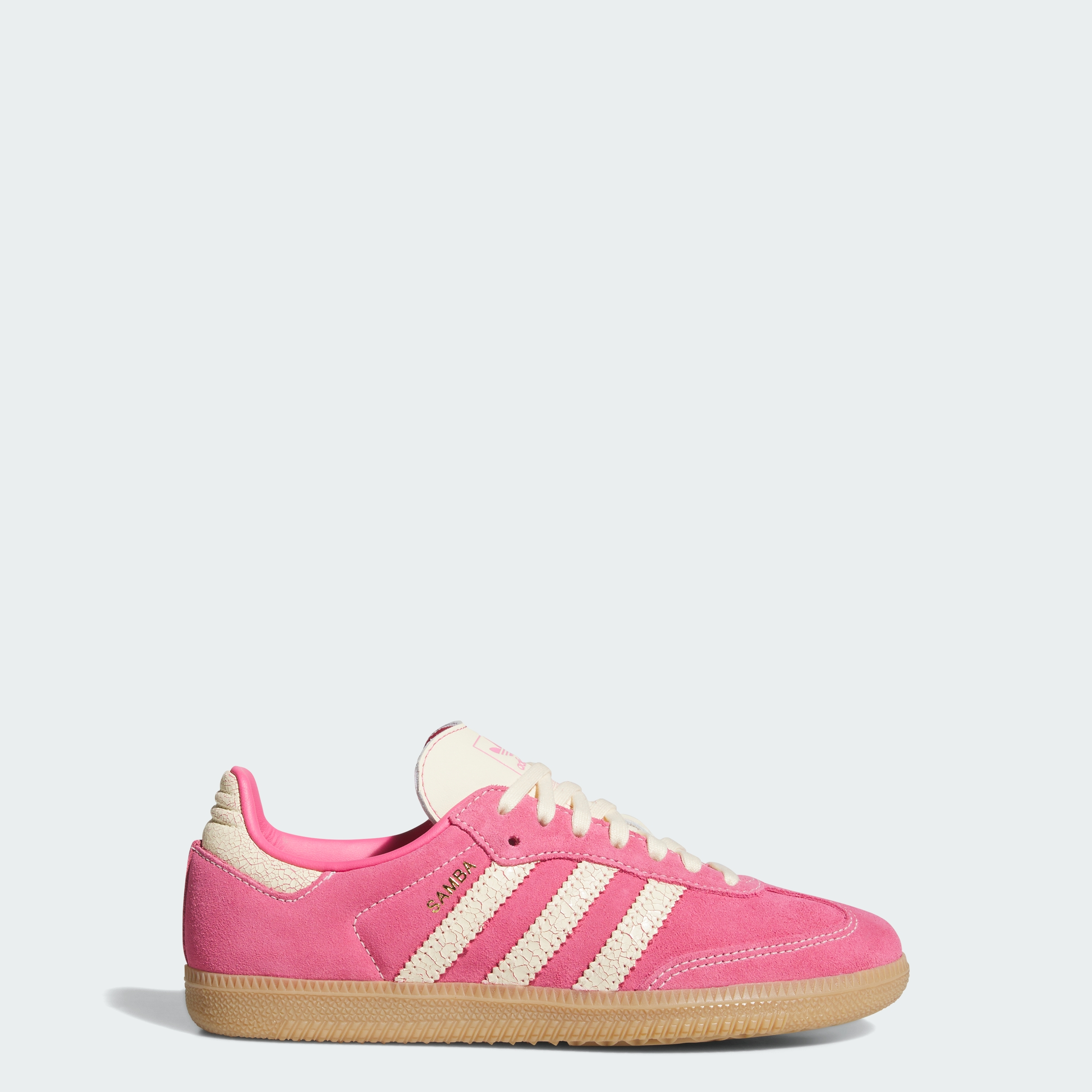adidas SAMBA OG SHOES - Pink Fusion / Warm Vanilla / Gum - View 1