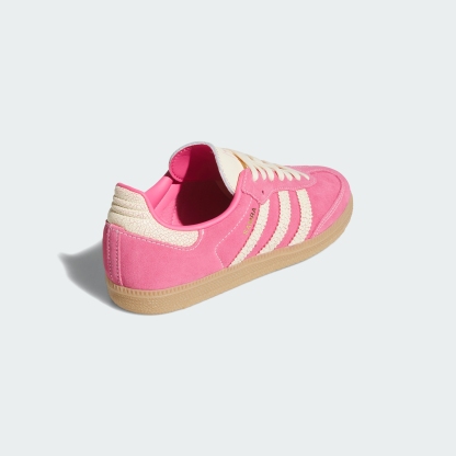 adidas SAMBA OG SHOES - Pink Fusion / Warm Vanilla / Gum - View 6