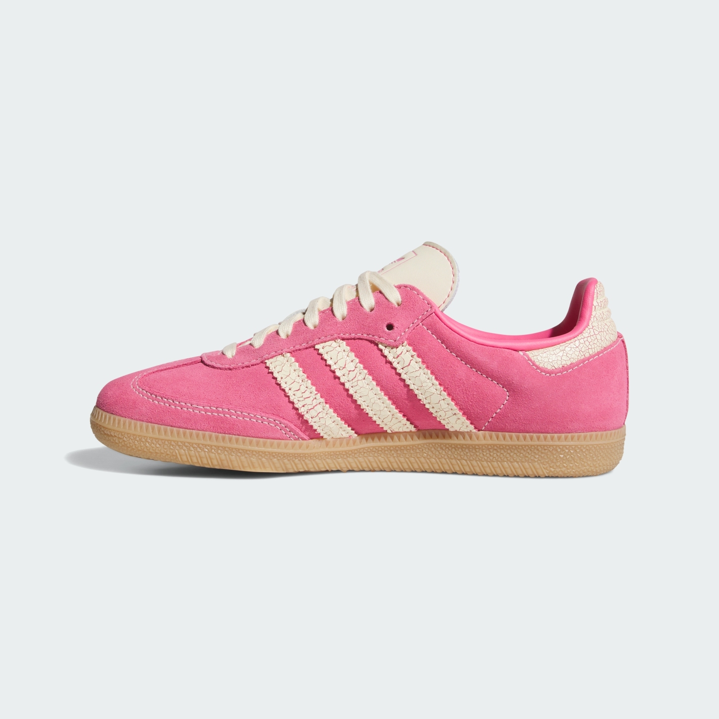 adidas SAMBA OG SHOES - Pink Fusion / Warm Vanilla / Gum - View 7