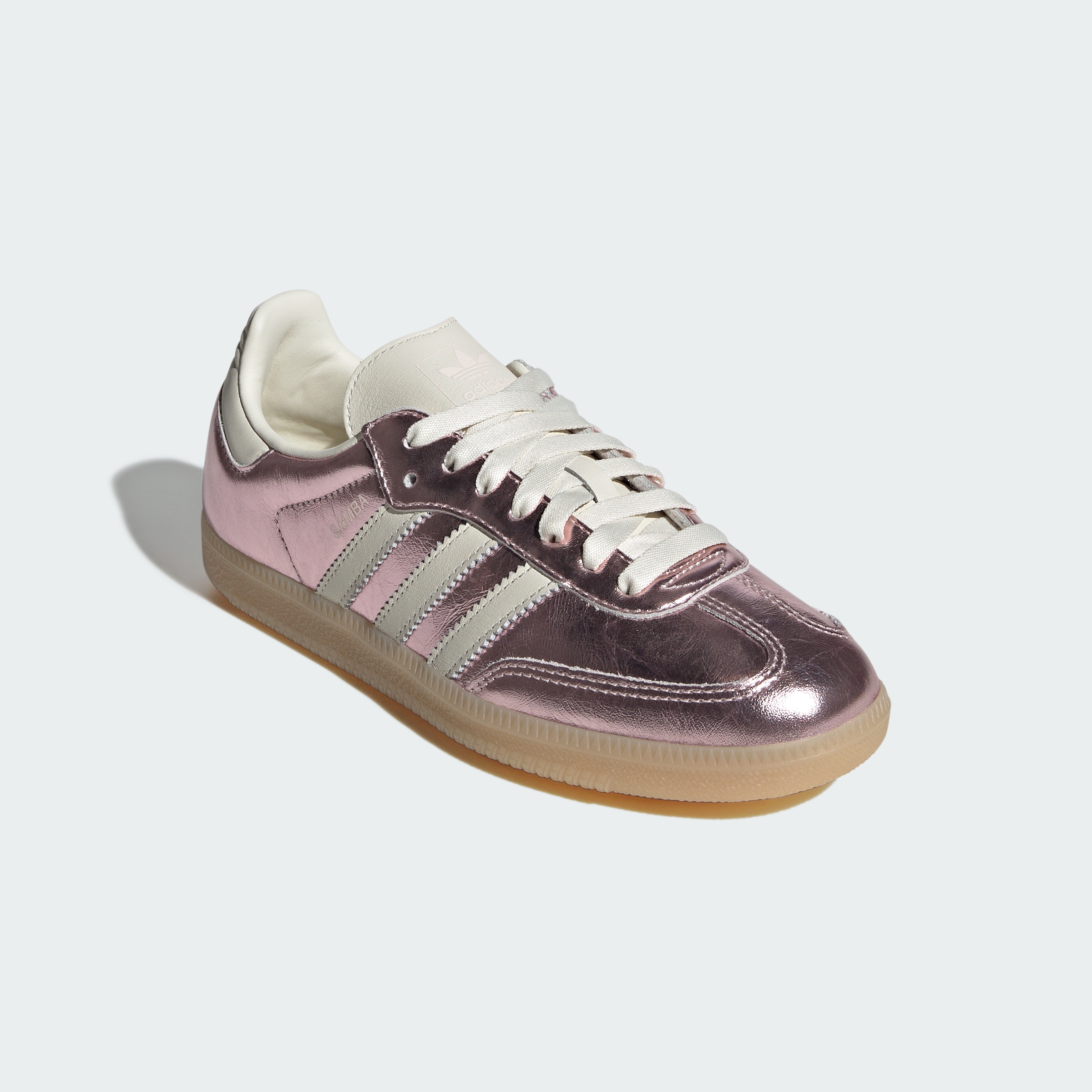 adidas SAMBA OG SHOES - Wonder Quartz / Off White / Gum - View 5