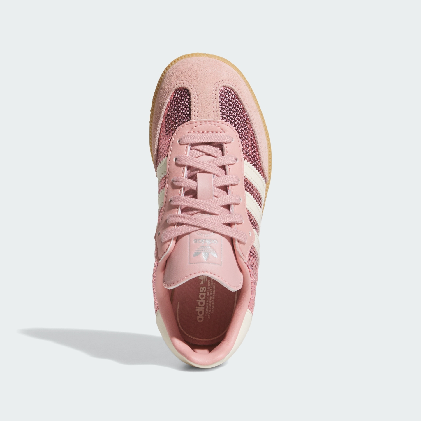 adidas SAMBA OG SHOES - Wonder Mauve / Cream White / Tech Grey Metallic - View 2