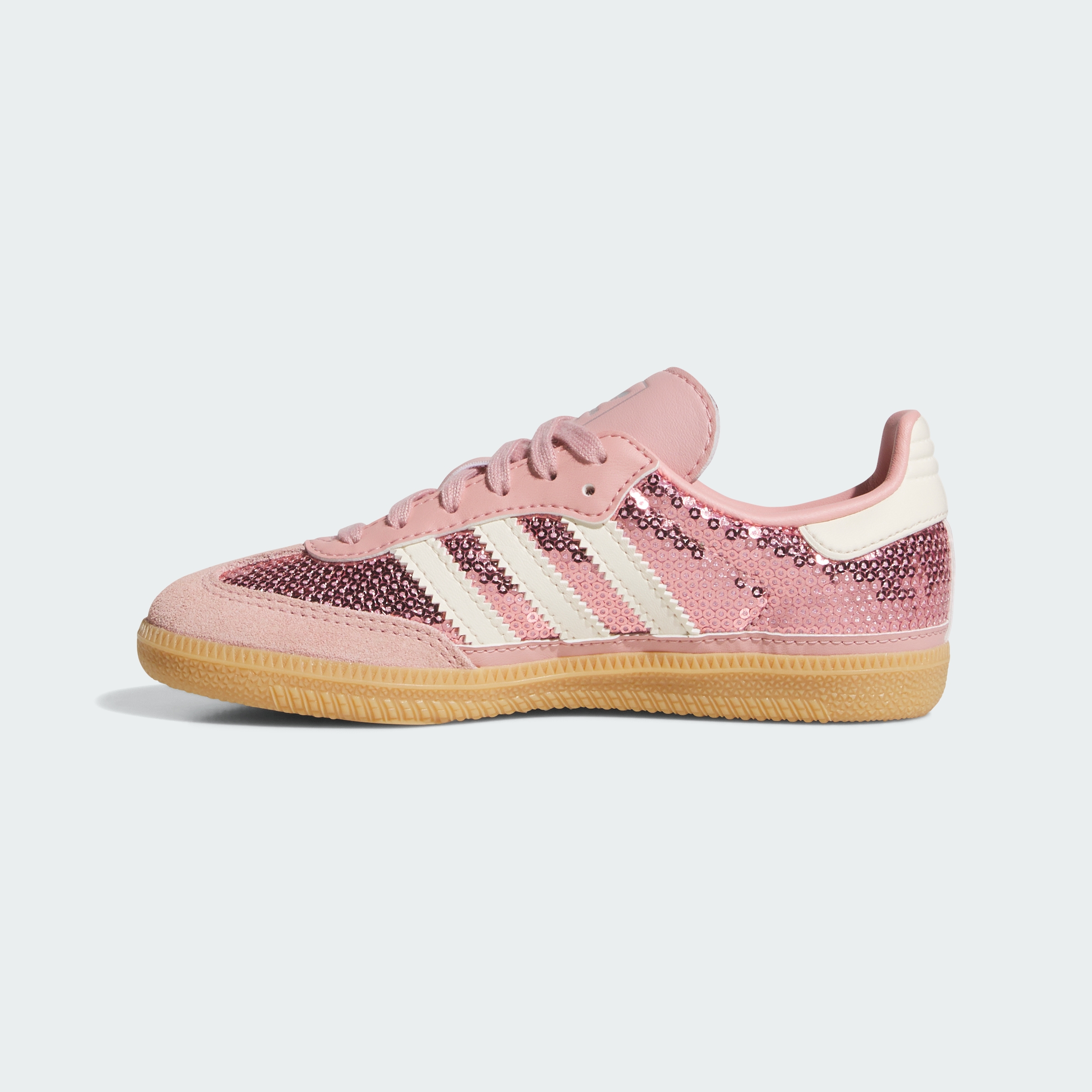 adidas SAMBA OG SHOES - Wonder Mauve / Cream White / Tech Grey Metallic - View 7