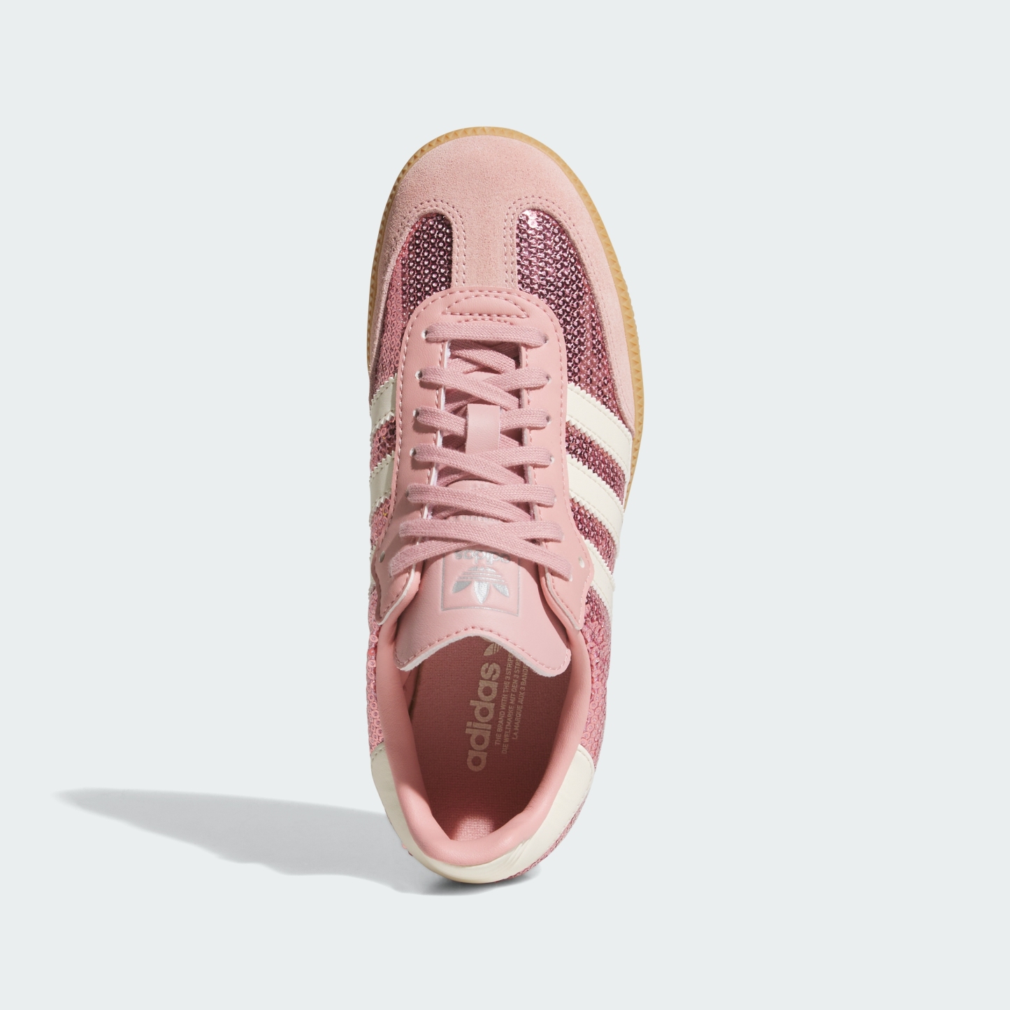 adidas SAMBA OG SHOES - Wonder Mauve / Cream White / Tech Grey Metallic - View 2