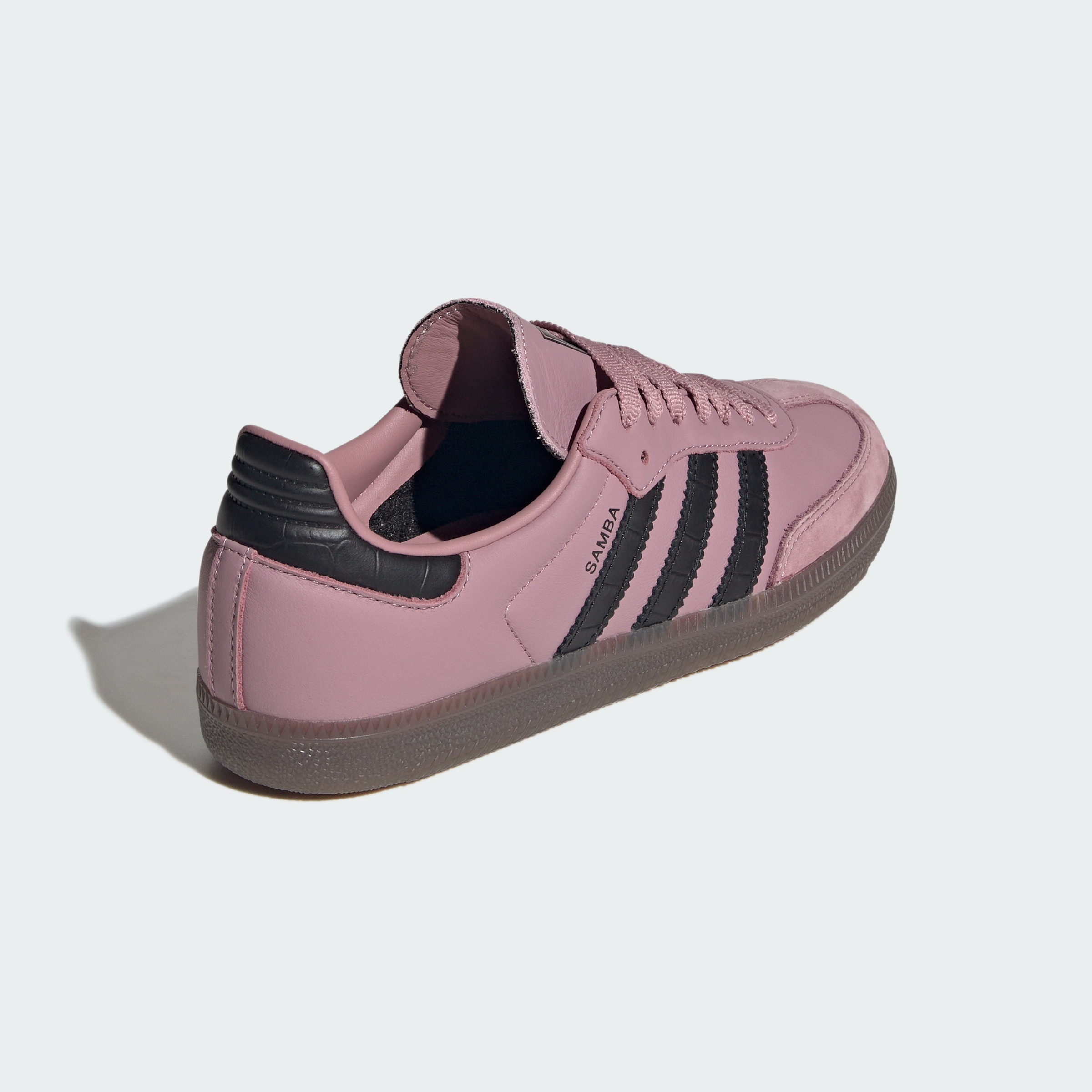 adidas SAMBA OG SHOES - Magic Mauve / Core Black / Gum - View 6