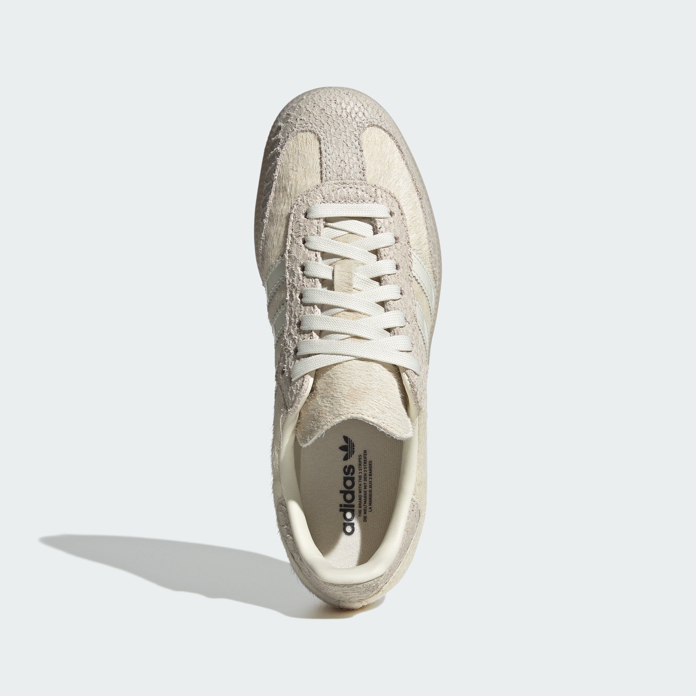 adidas SAMBA OG SHOES - Off White / Off White / Crystal Linen - View 4