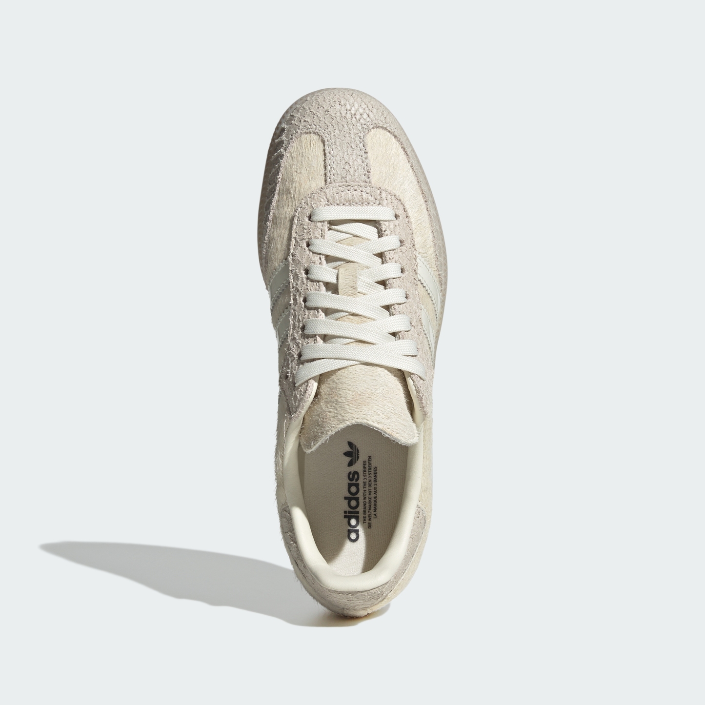 adidas SAMBA OG SHOES - Off White / Off White / Crystal Linen - View 4