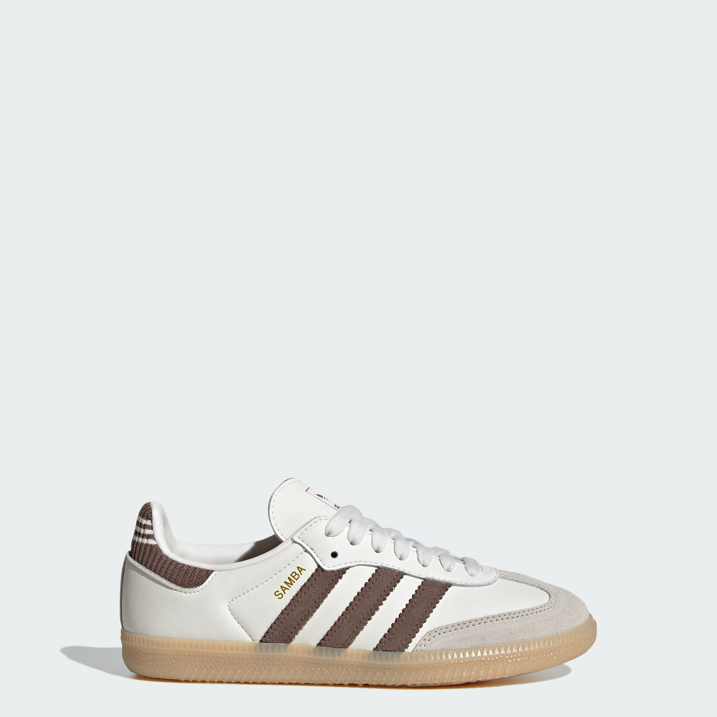 adidas SAMBA OG SHOES - Cloud White / Earth Strata / Gum - View 1