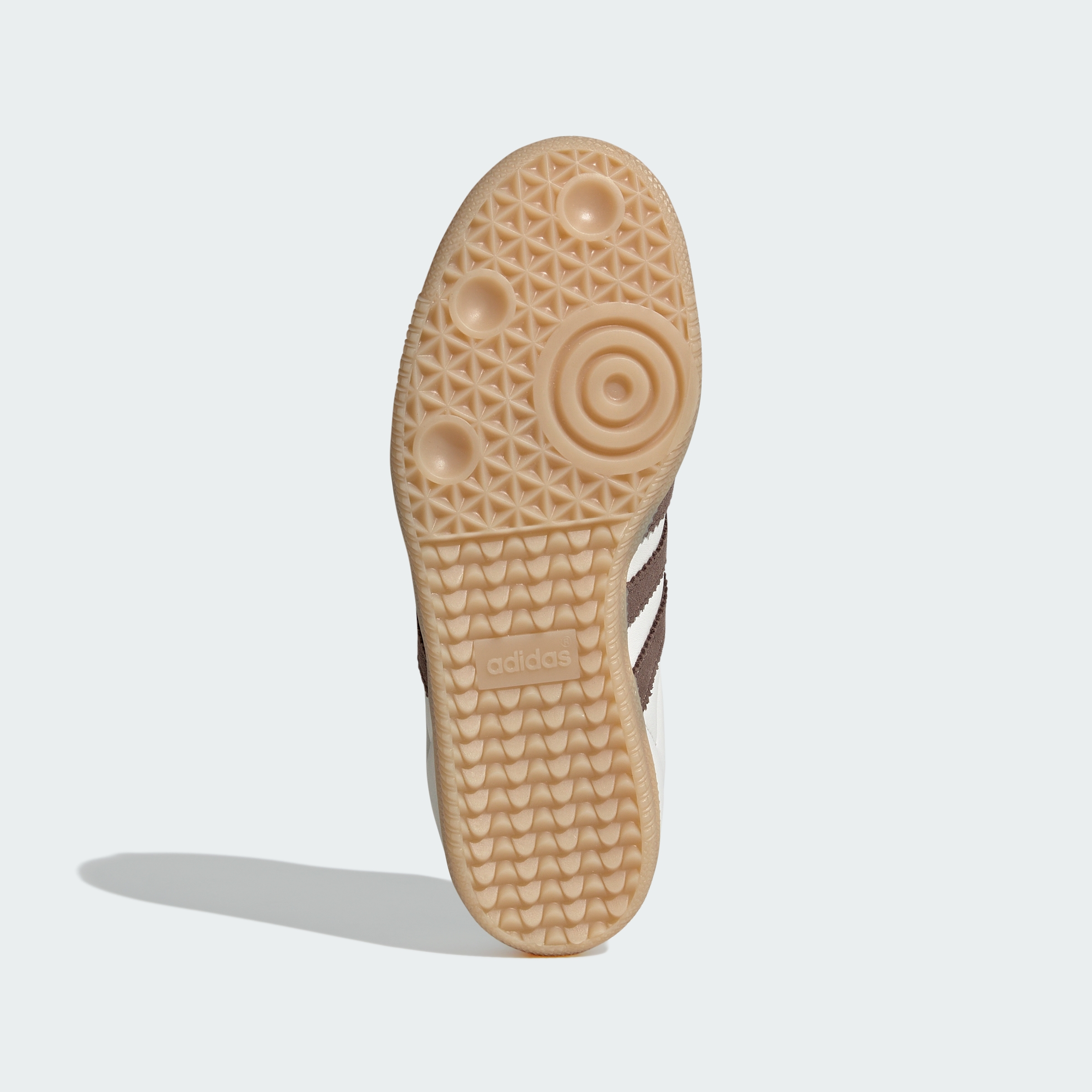 adidas SAMBA OG SHOES - Cloud White / Earth Strata / Gum - View 4