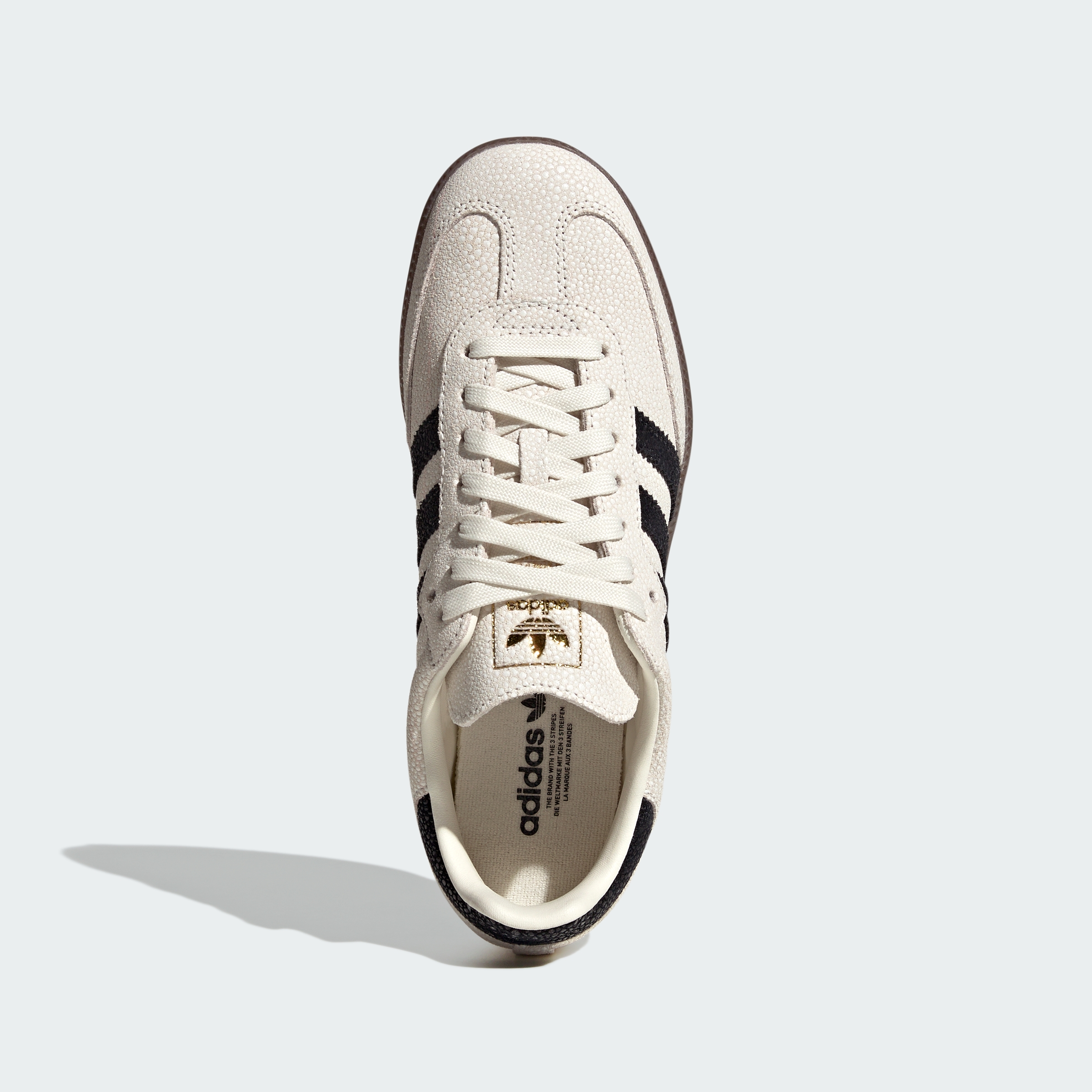 adidas SAMBA OG SHOES - Cloud White / Core Black / Gum (KJ7435) - View 2