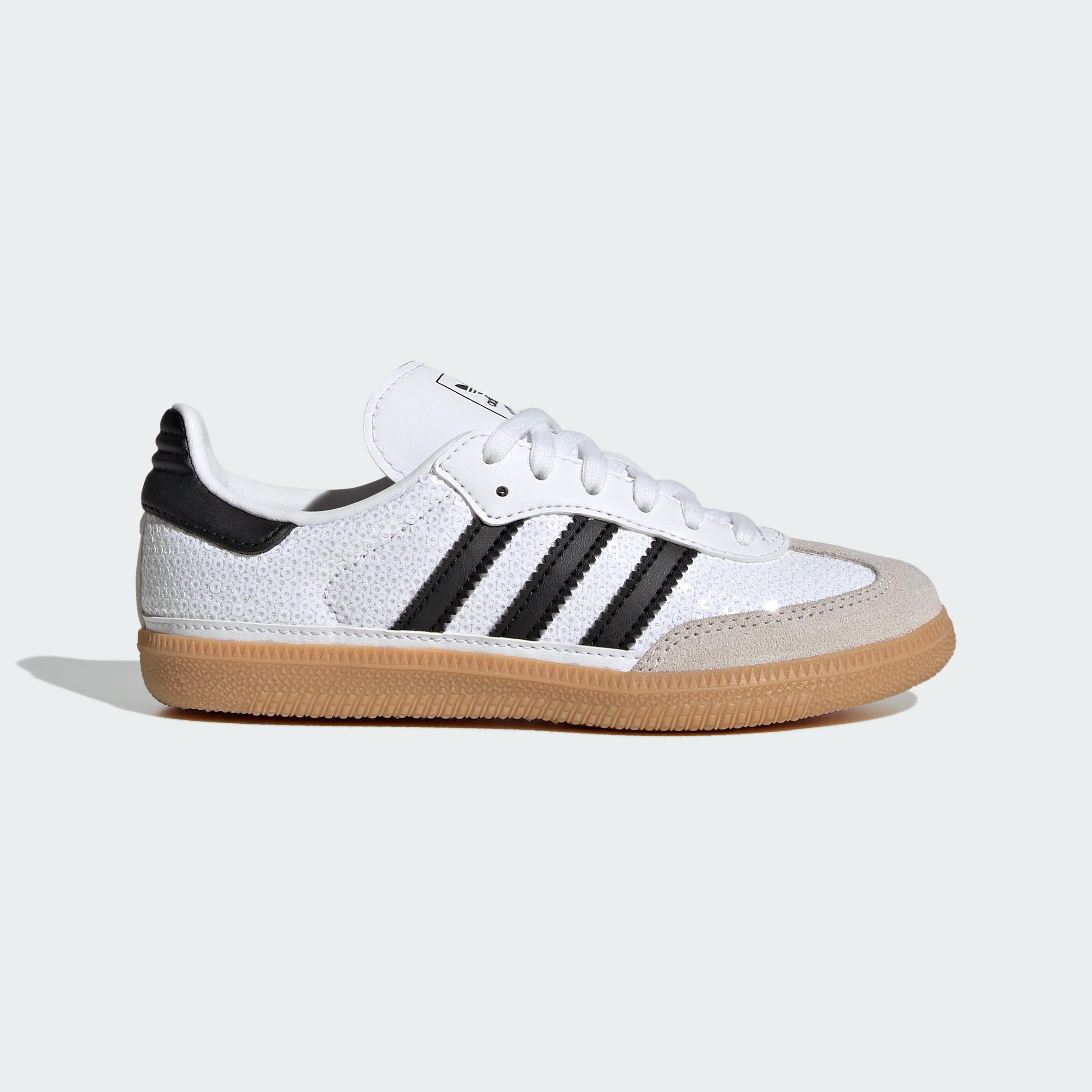 adidas SAMBA OG SHOES - Cloud White / Core Black / Grey One - View 3