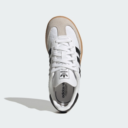 adidas SAMBA OG SHOES - Cloud White / Core Black / Grey One - View 2