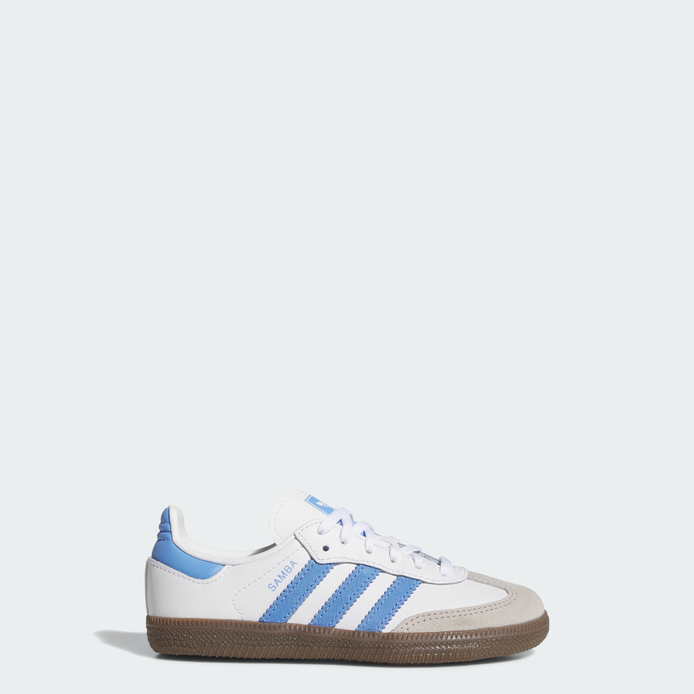adidas SAMBA OG SHOES - Cloud White / Blue Fusion / Gum - View 1