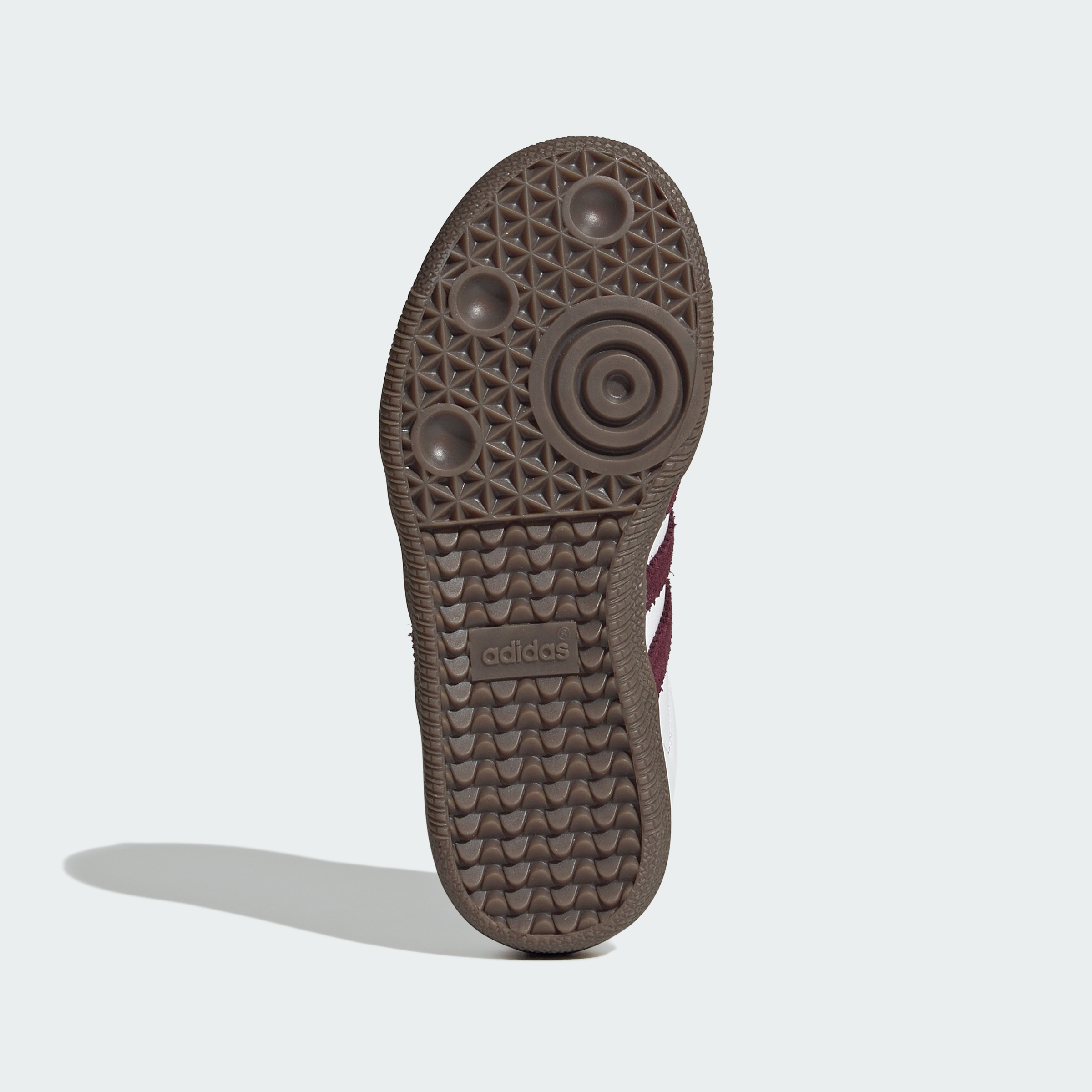 adidas SAMBA OG SHOES - Cloud White / Maroon / Gum - View 4