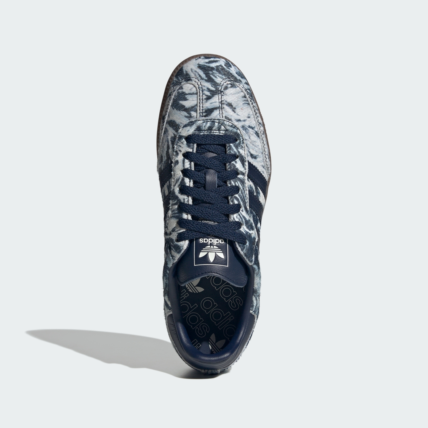 adidas SAMBA SHOES - Night Indigo / Night Indigo / Off White - View 4