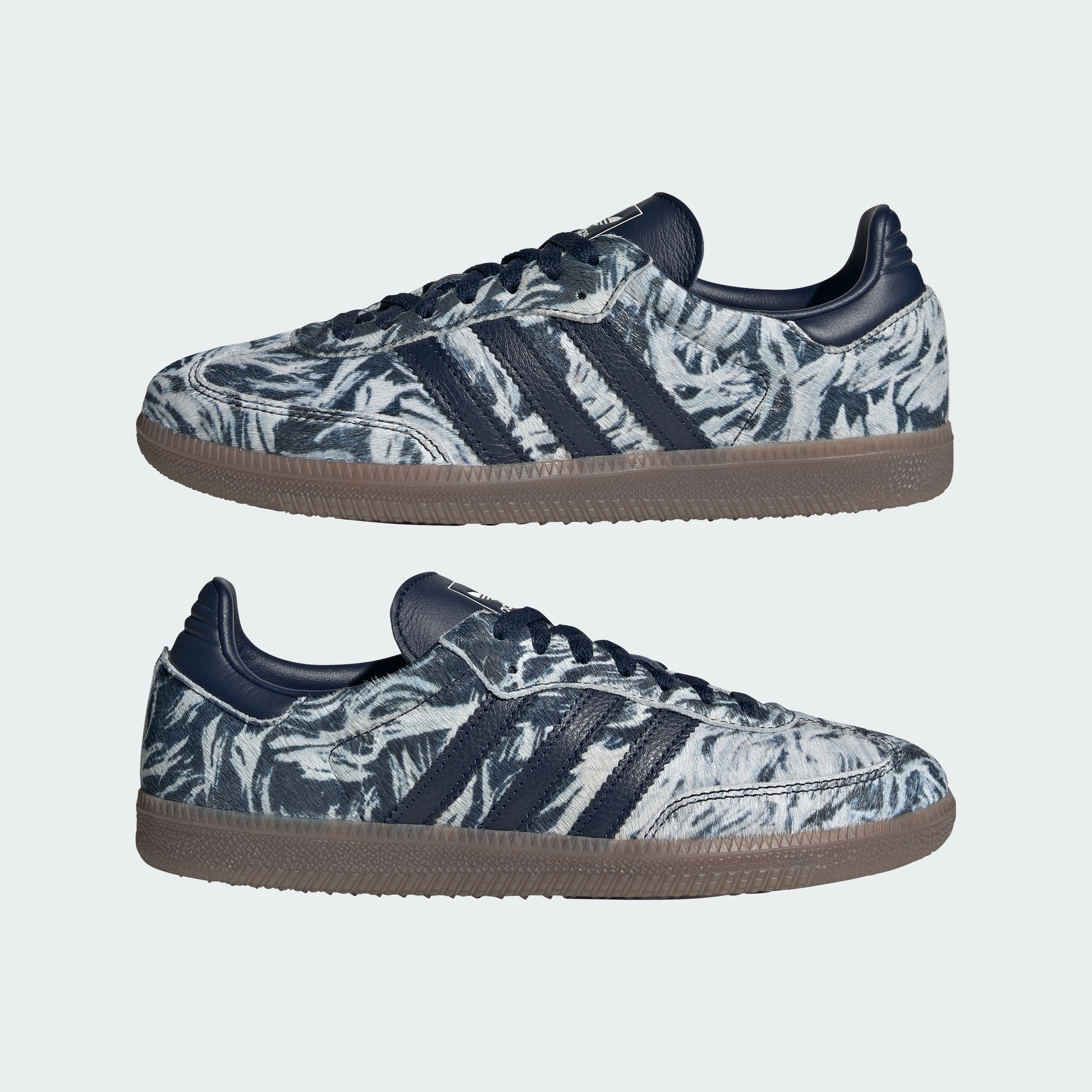 adidas SAMBA SHOES - Night Indigo / Night Indigo / Off White - View 9