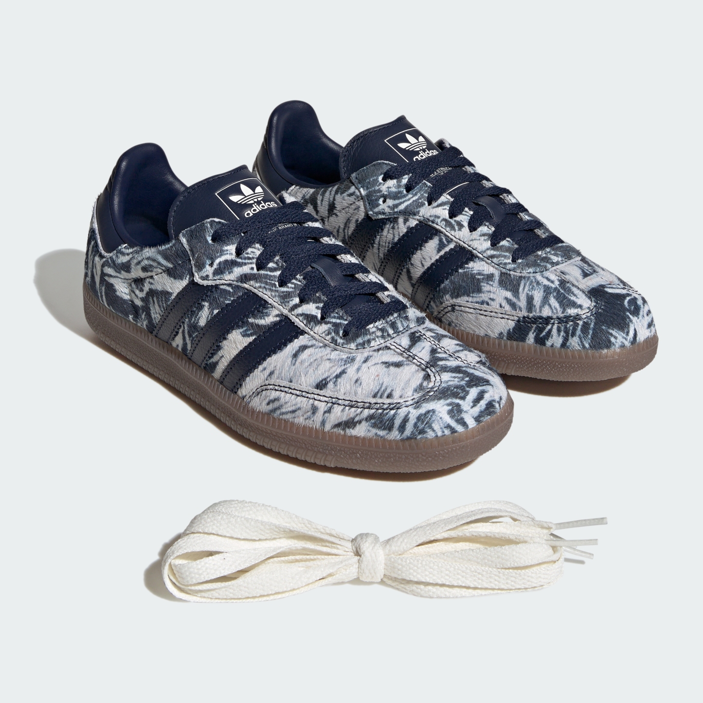 adidas SAMBA SHOES - Night Indigo / Night Indigo / Off White - View 2