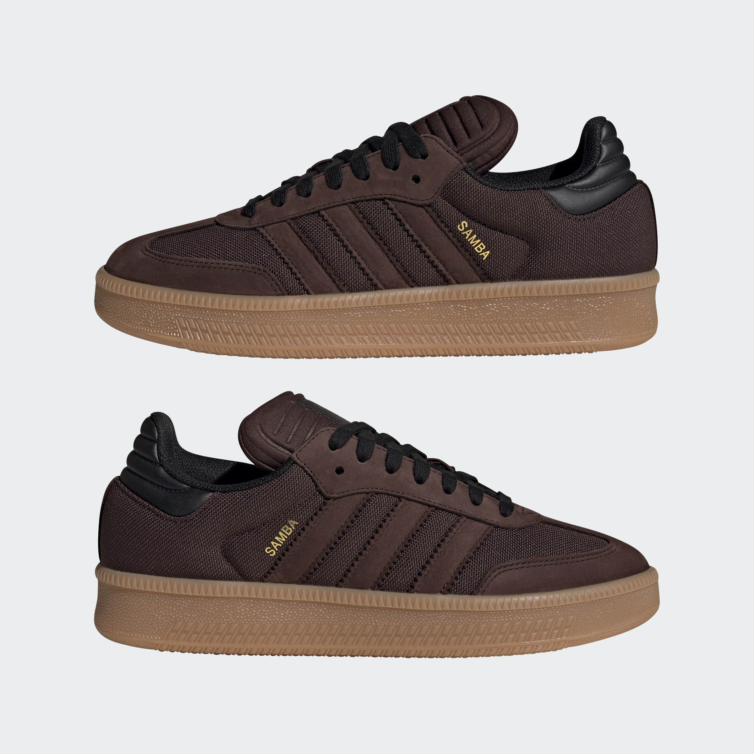 adidas SAMBA XLG SHOES - Aurora Coffee / Aurora Coffee / Gum - View 8