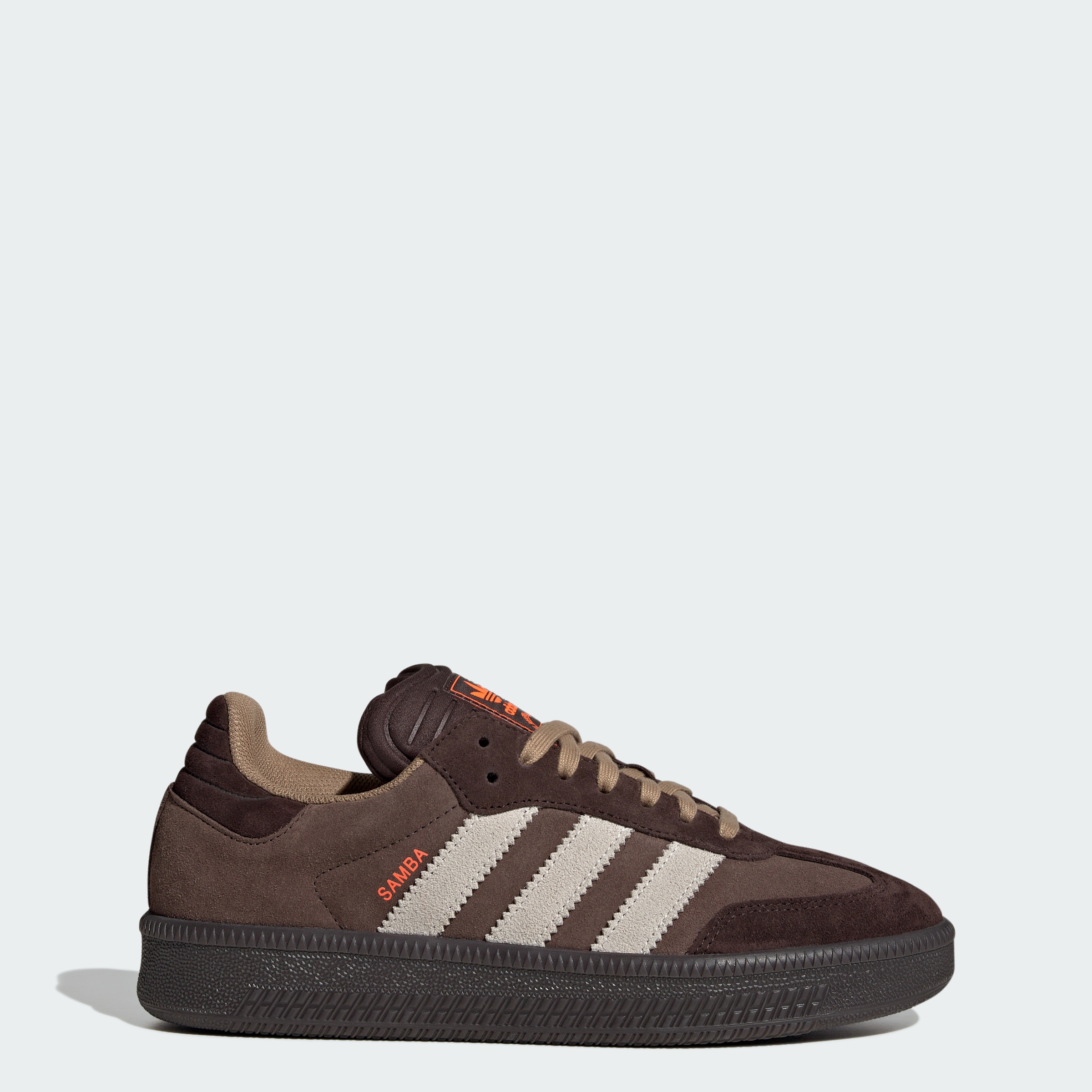 adidas SAMBA XLG SHOES - Brown / Alumina / Aurora Coffee - View 1