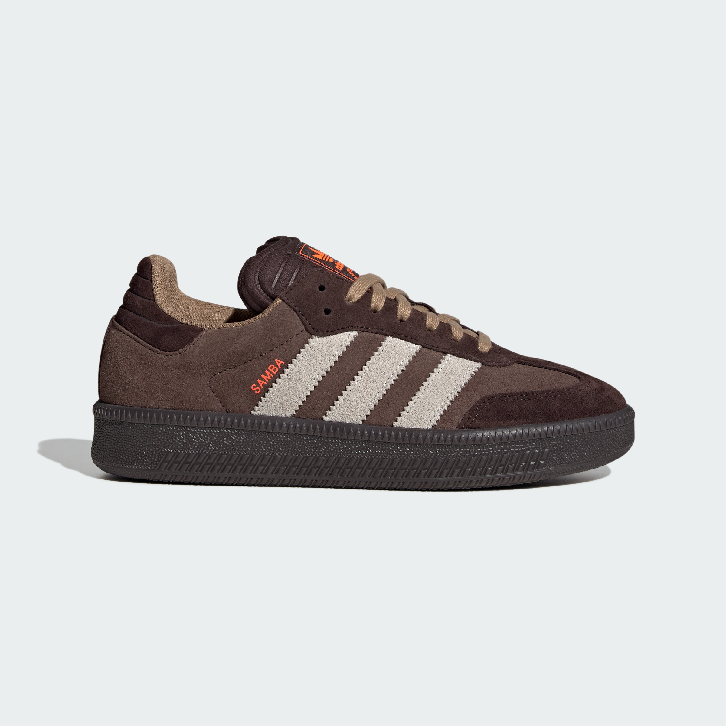 adidas SAMBA XLG SHOES - Brown / Alumina / Aurora Coffee - View 3