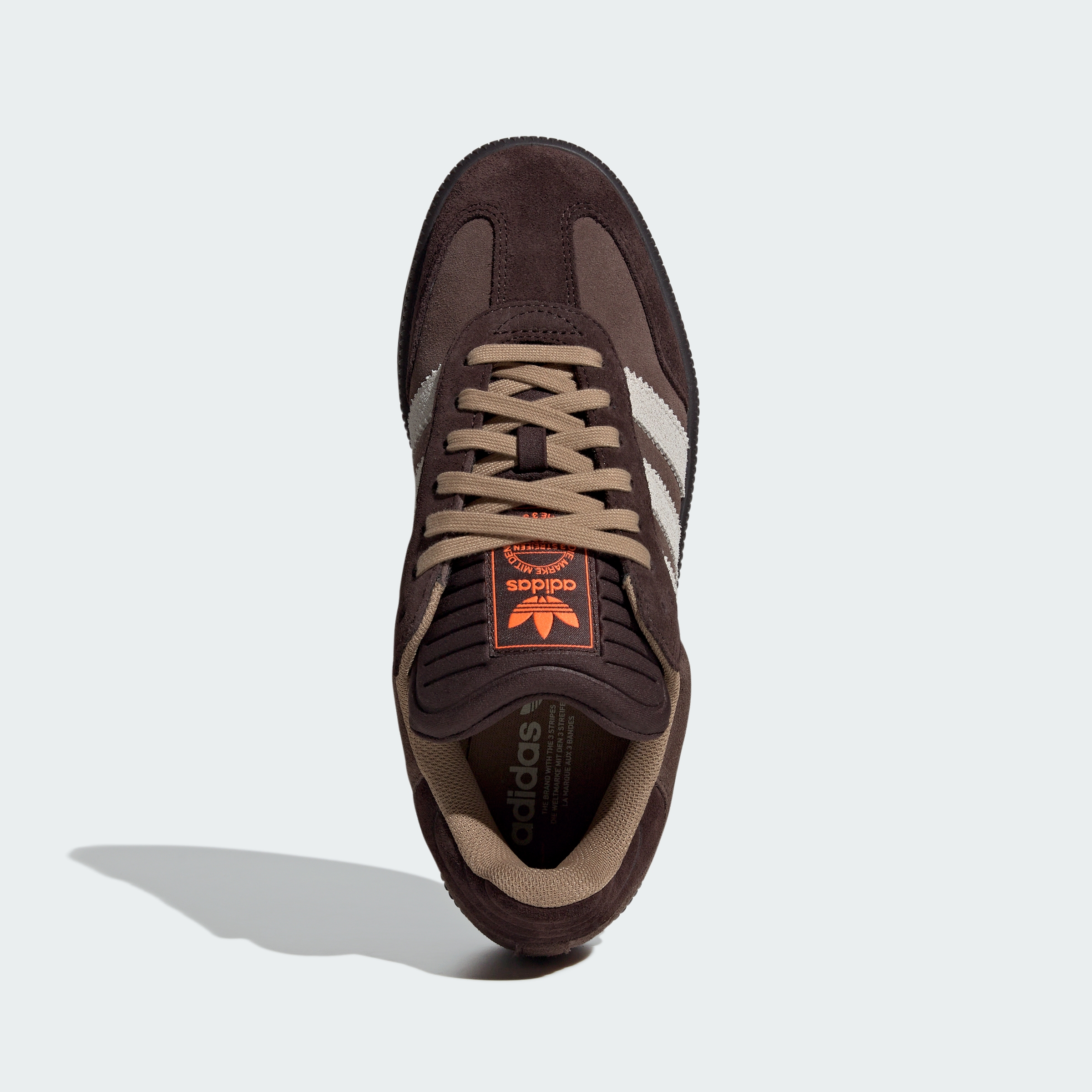 adidas SAMBA XLG SHOES - Brown / Alumina / Aurora Coffee - View 2