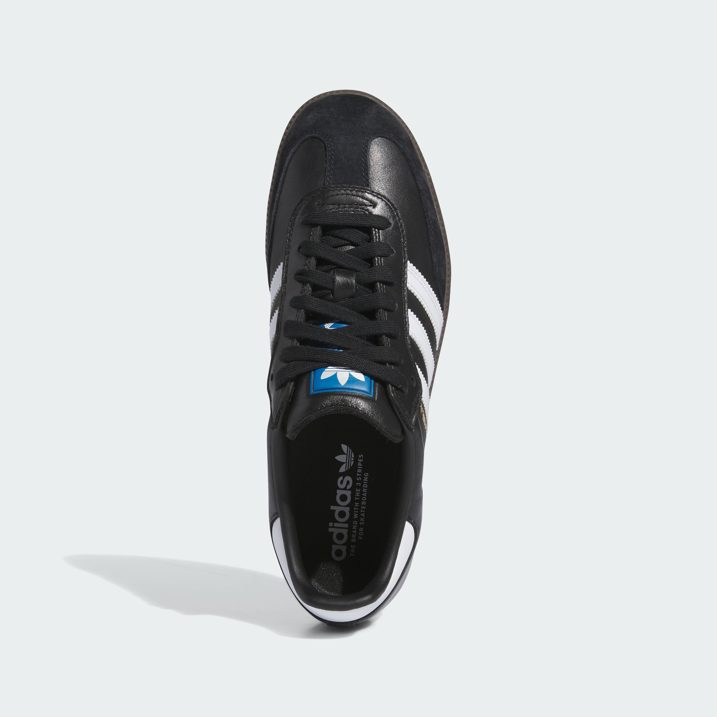 adidas Samba ADV Shoes - Core Black / Cloud White / Gum - View 2