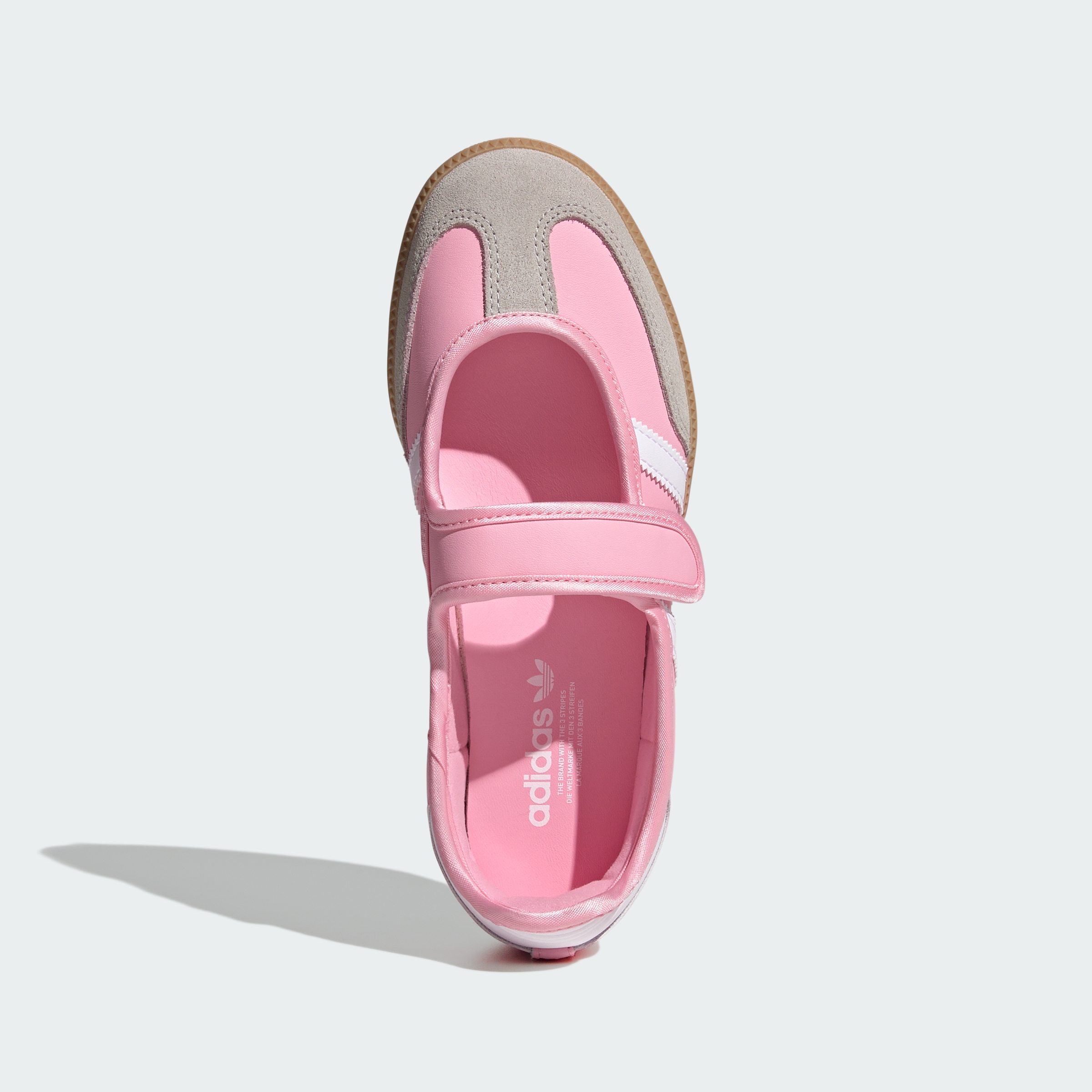 adidas Samba Jane Shoes Kids - Light Pink / Cloud White / Gum - View 2