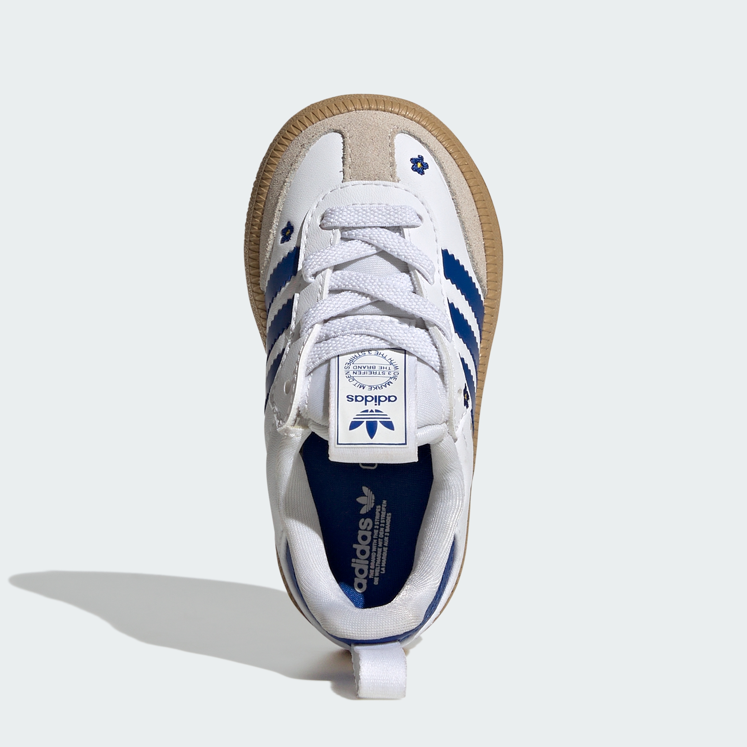 adidas Samba Quickon Shoes - Cloud White / Royal Blue / Alumina - View 2