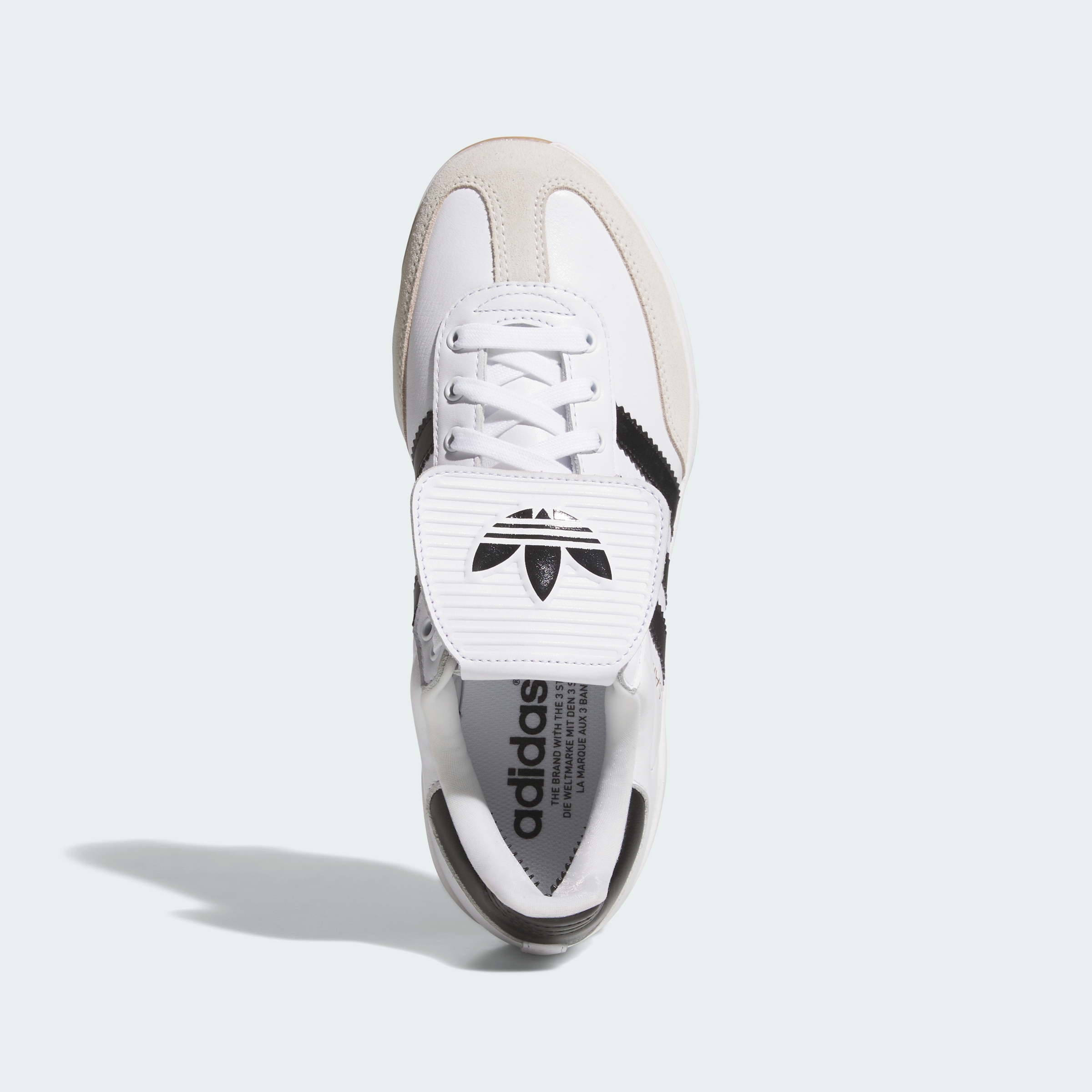 adidas Samba TPU Baseball Cleat - Cloud White / Core Black / Gum - View 2