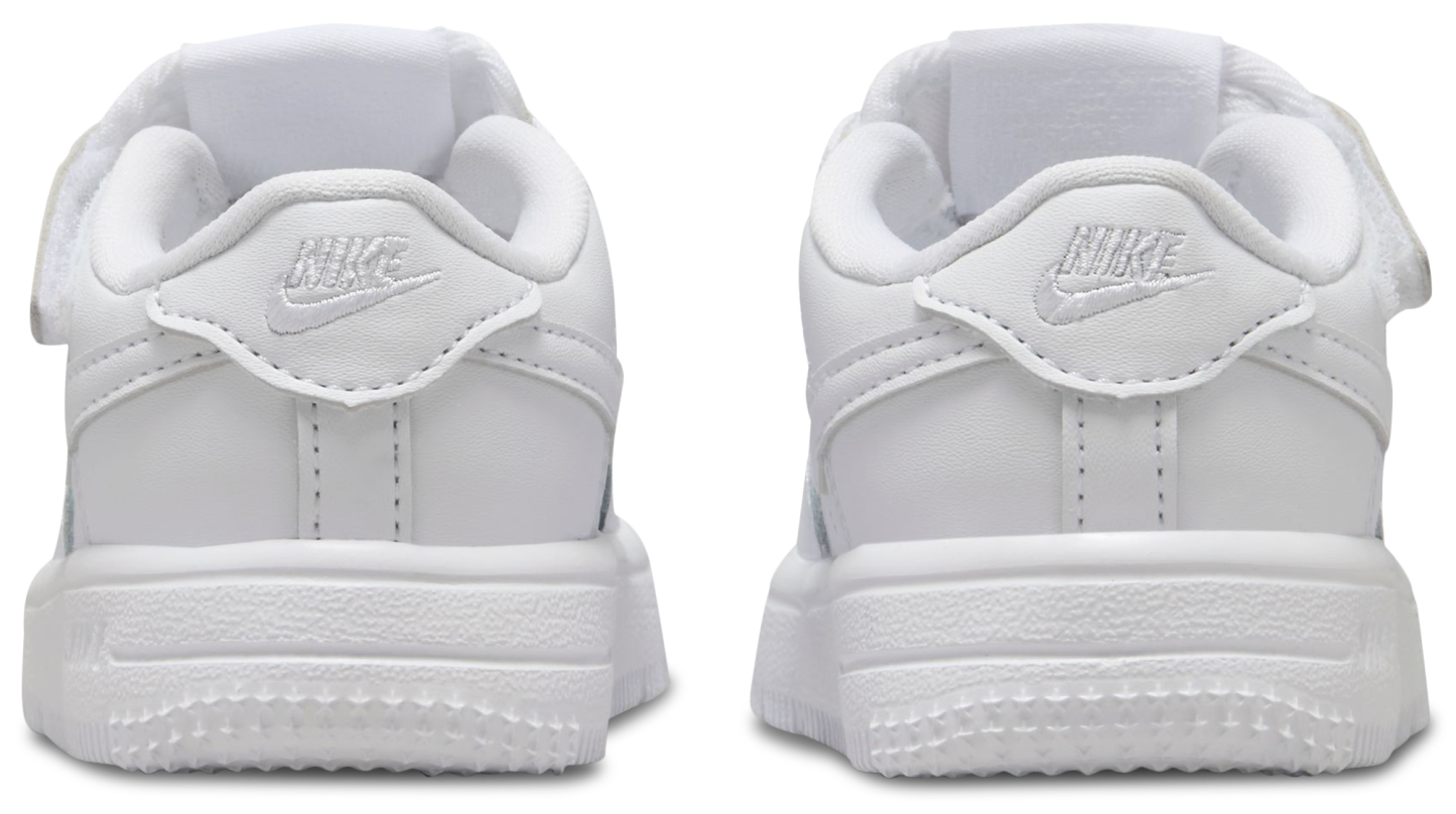 Nike Air Force 1 童款 - White/White - Image 3