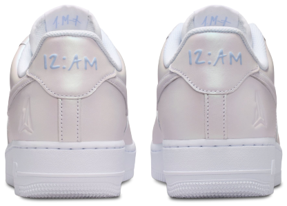 Nike Air Force 1 '07 Premium - White/Blue/Silver - Image 3
