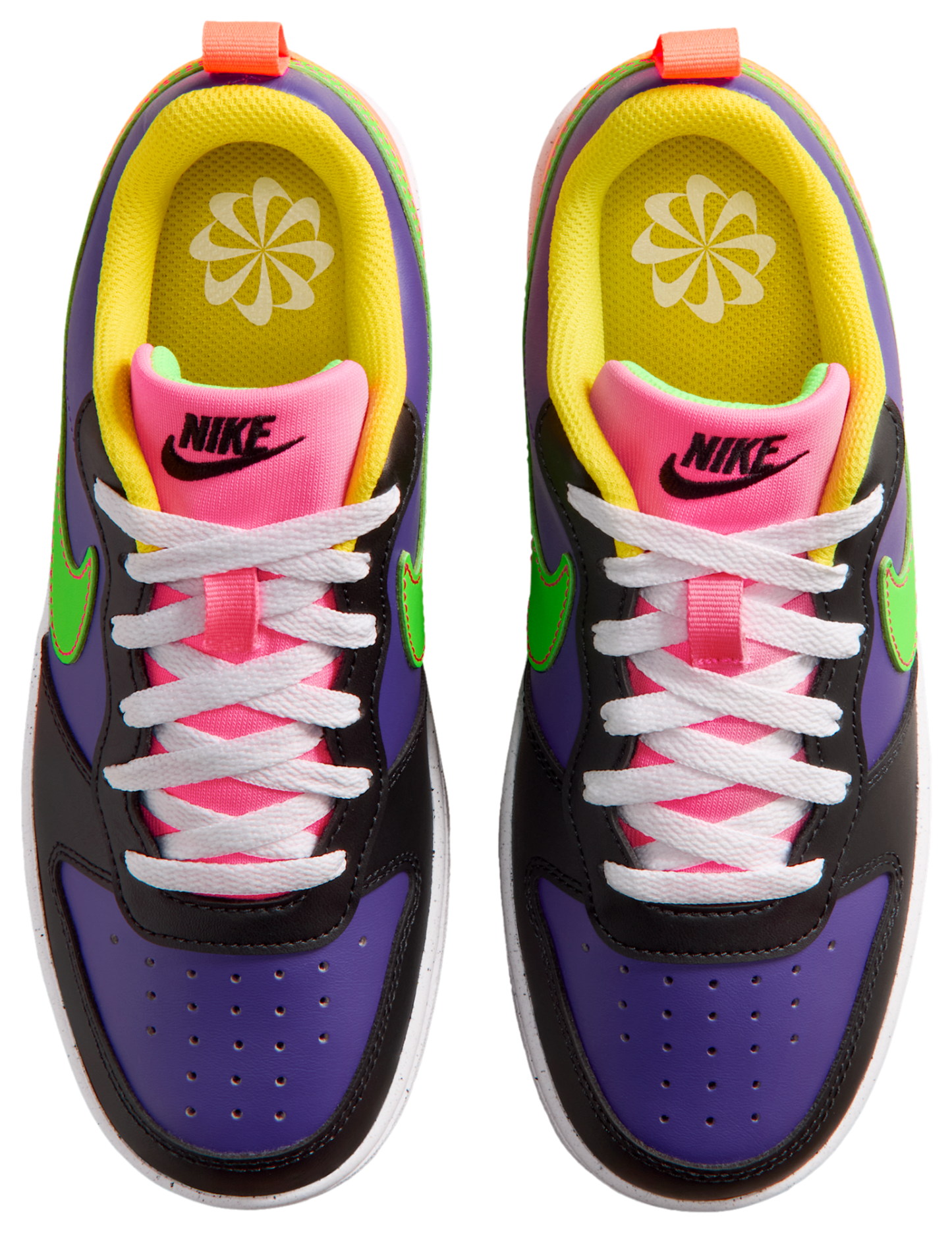 Nike Court Borough Low Recraft 童款 - Court Purple/Green Strike/Court Purple - Image 4