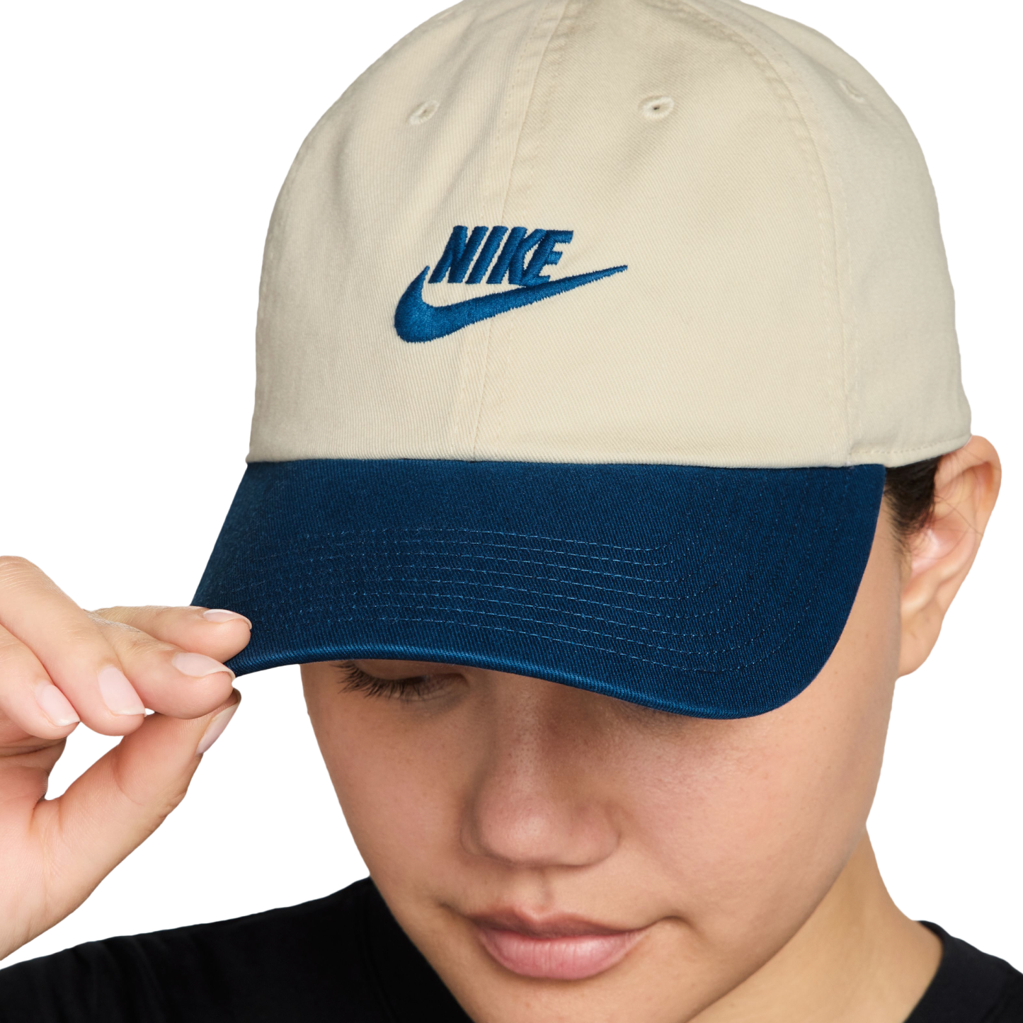 Nike Club H86 Adjustable Cap - Beige/Blue - Image 4