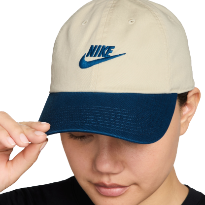 Nike Club H86 Adjustable Cap - Beige/Blue - Image 4