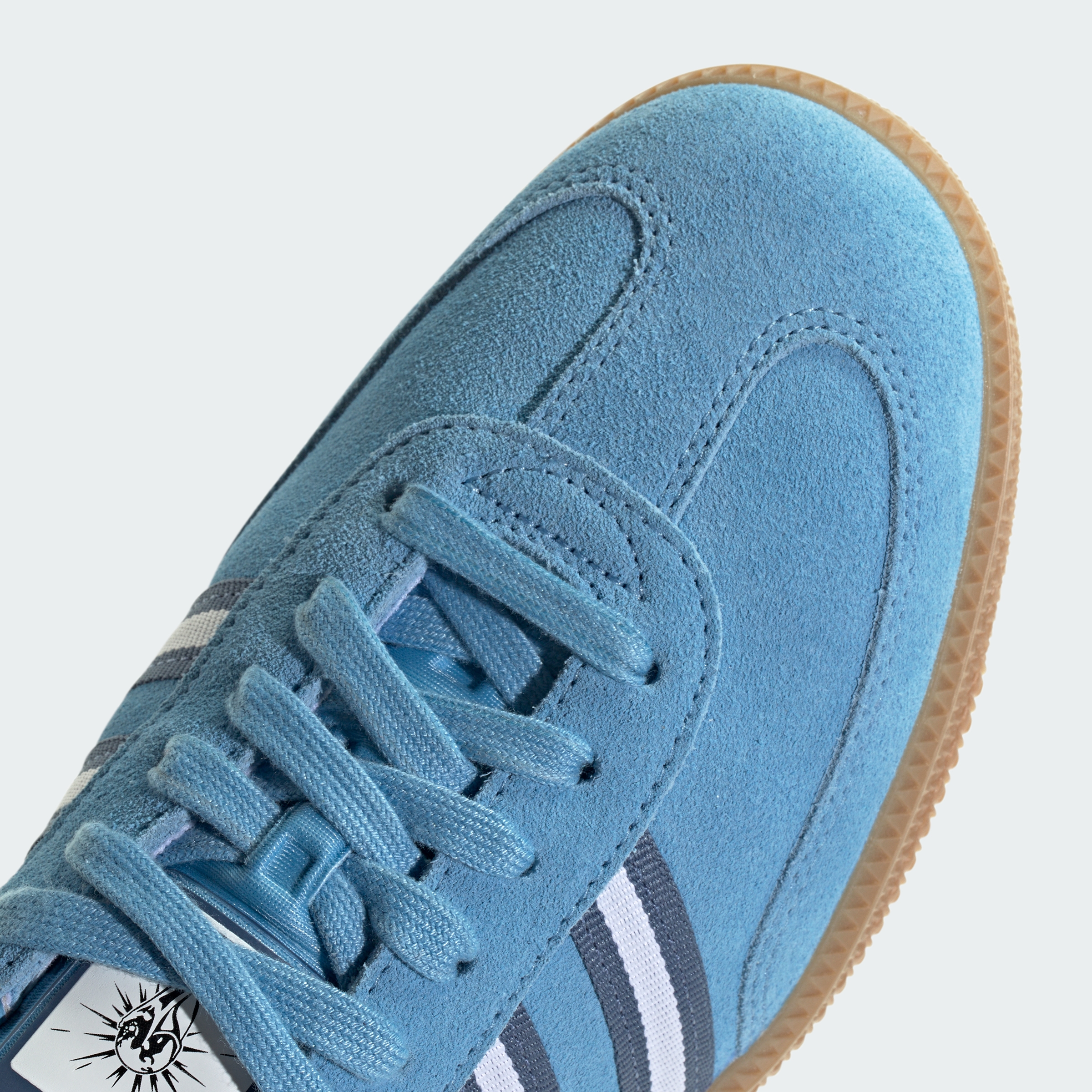 adidas Samba OG Shoes - Light Blue / Crew Blue / Cloud White - View 9