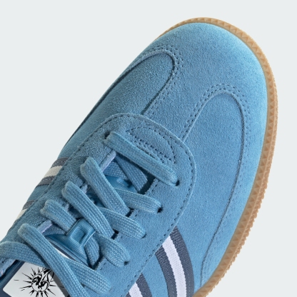 adidas Samba OG Shoes - Light Blue / Crew Blue / Cloud White - View 9