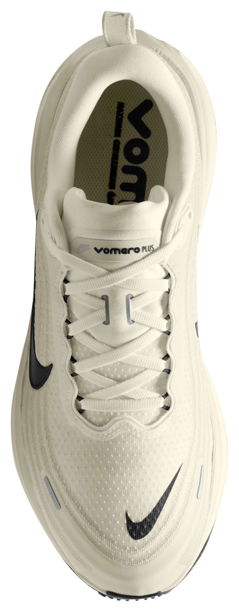 Nike Vomero Plus - White/White/Black - Image 3