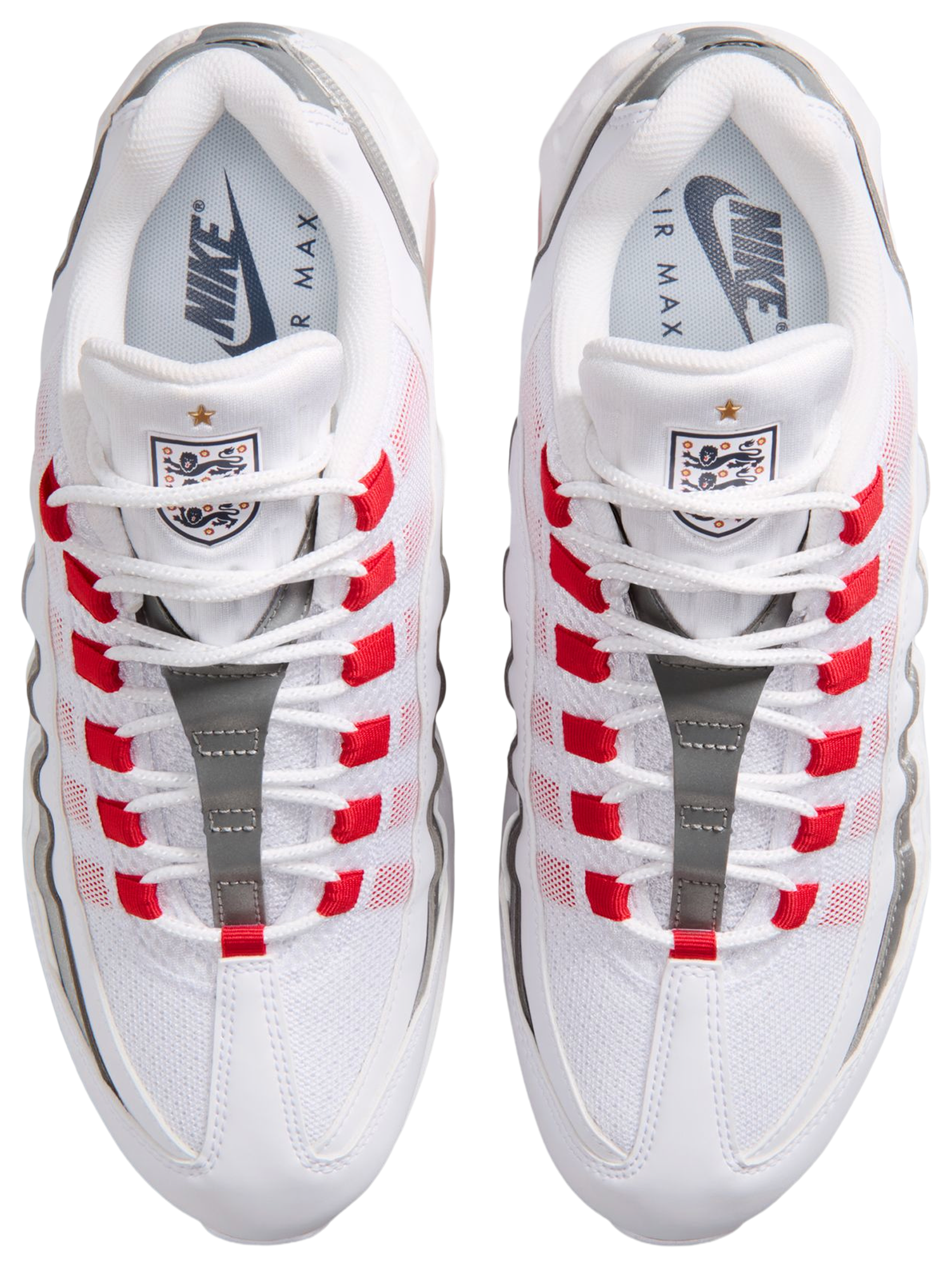 Nike Air Max 95 - Speed Red/White/Mtlc Silver - Image 4