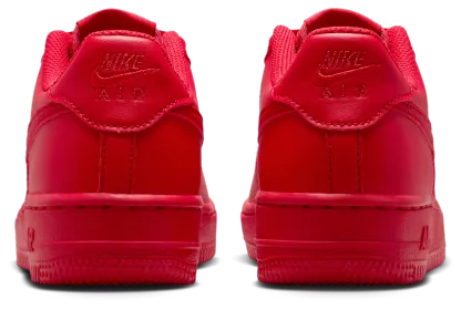 Nike Air Force 1 童款 - Red/Black - Image 3