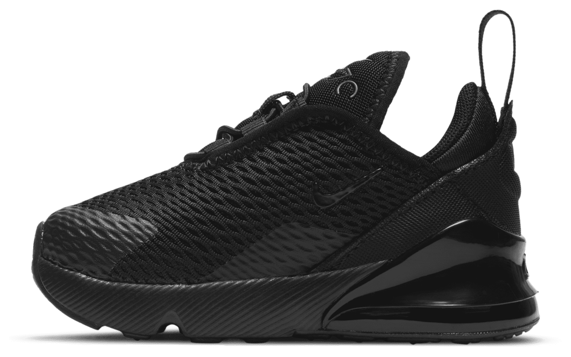 Nike Air Max 270 童款 - Black/Black - Image 2