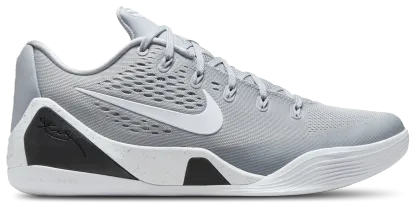 Nike Kobe 9 Elite Low EM - Wolf Grey/White - Image 1