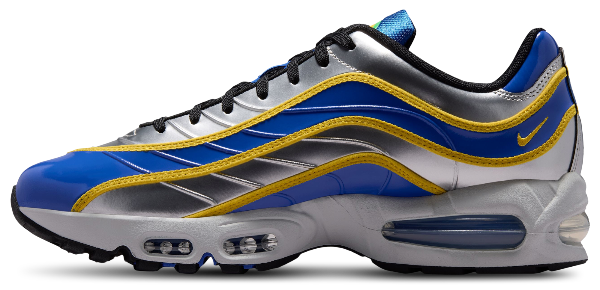 Nike Air Max Joga Bonito - Silver/Blue/Yellow - Image 2