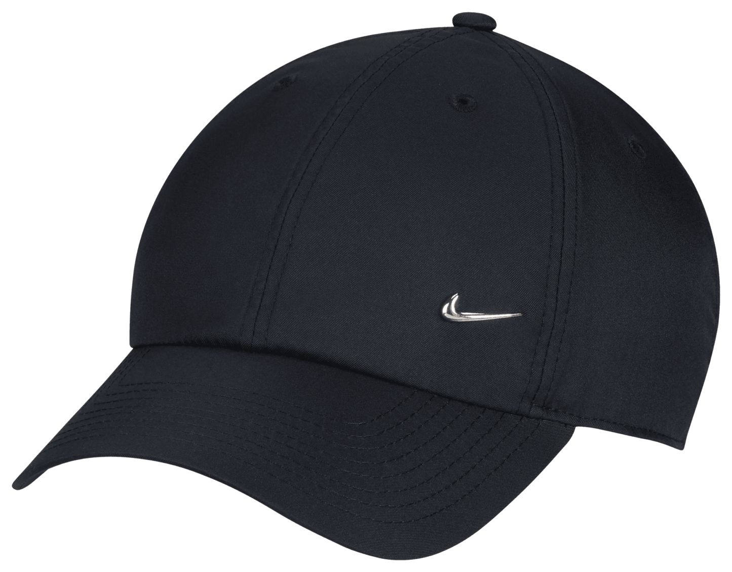 Nike Dri-FIT Club Cap - Black/Metallic Silver - Image 1