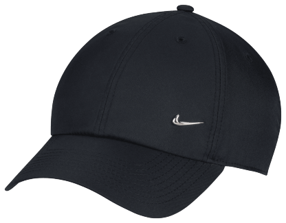 Nike Dri-FIT Club Cap - Black/Metallic Silver - Image 1