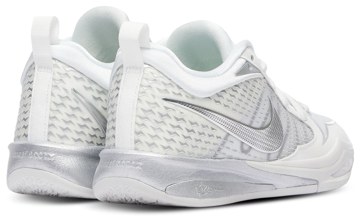Nike Sabrina 4 ASW 童款 - Black/Summit White/Mtlc Silver - Image 3