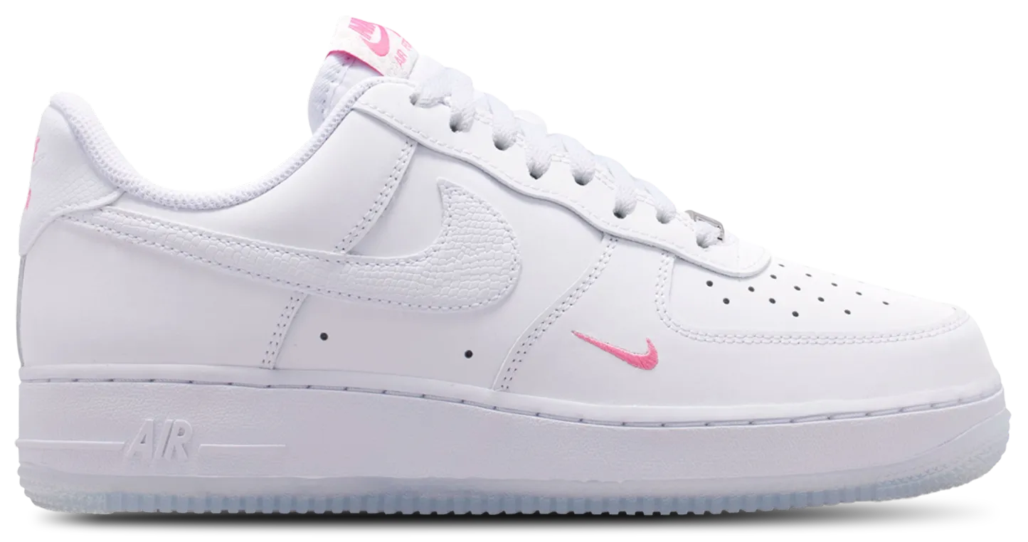Nike Air Force 1 '07 FL1 - White/White/Lotus Pink - Image 1