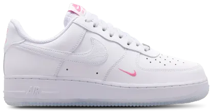 Nike Air Force 1 '07 FL1 - White/White/Lotus Pink - Image 1